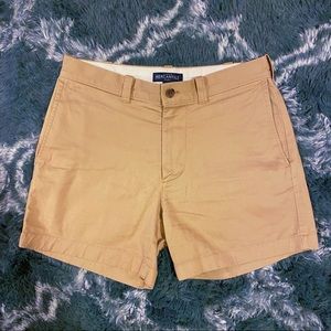 CHINO FLAT-FRONT SHORTS - J CREW FACTORY